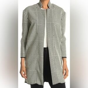 Philosophy Black and White Houndstooth Blazer